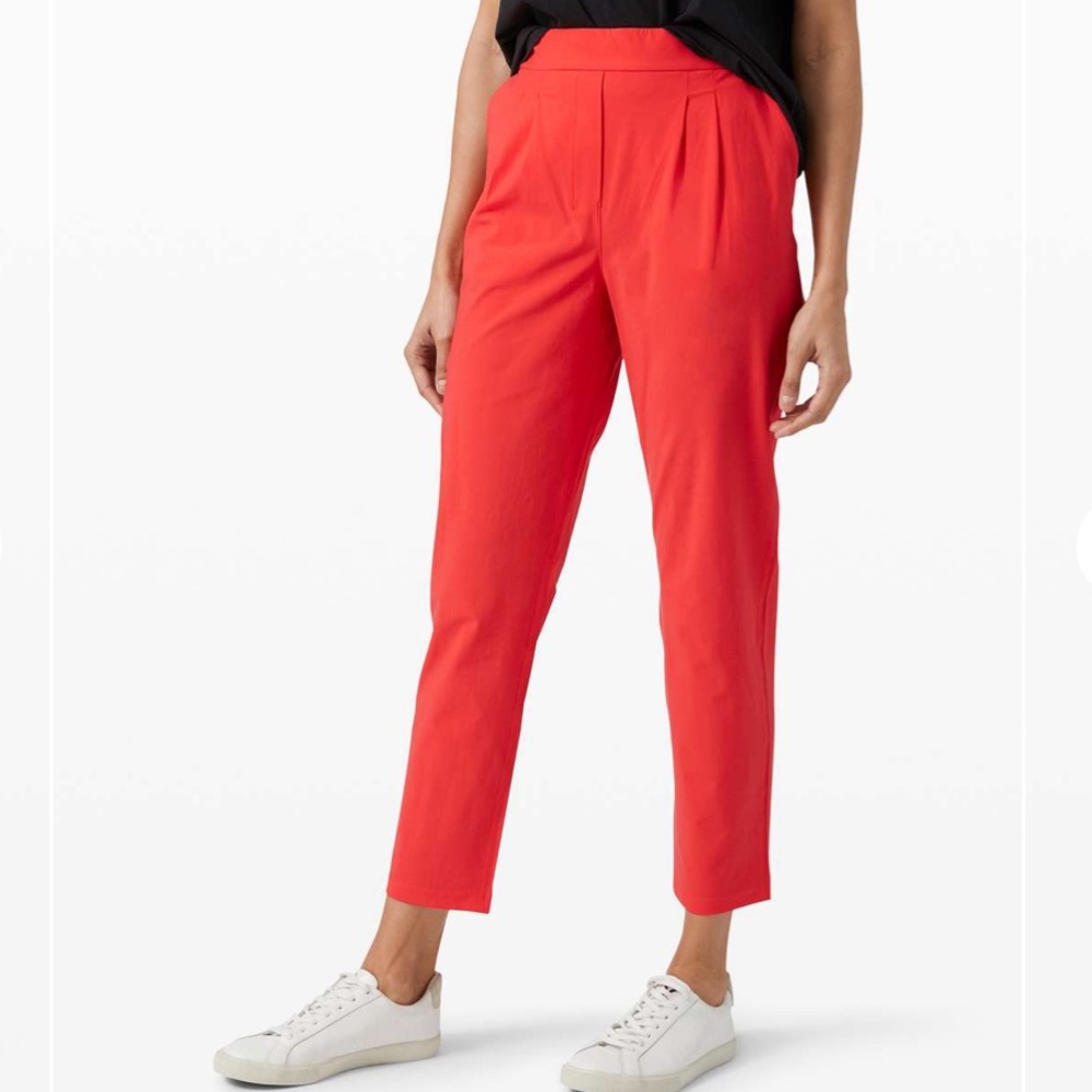 Lululemon Your True Trouser High Rise Pant
Carnation Red size 14